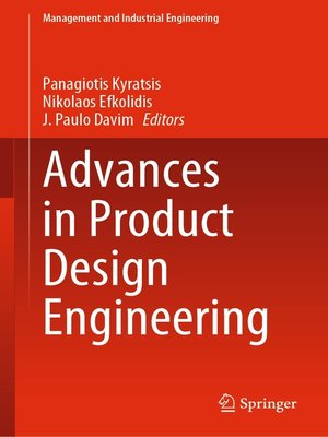 cover image of Advances in Product Design Engineering